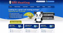 Desktop Screenshot of mtkhosting.com